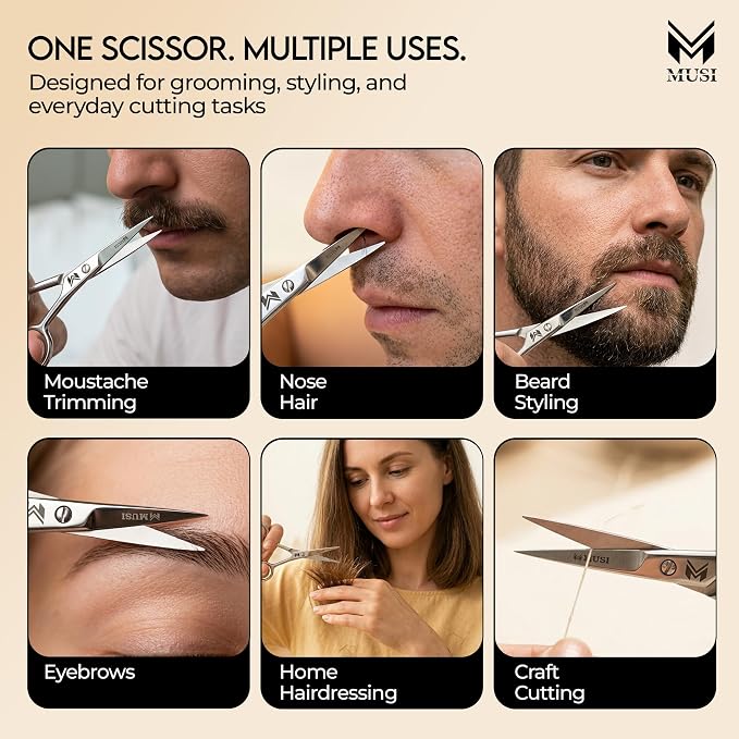 MUSI 4 Inch Eyebrow Scissors - Image 6