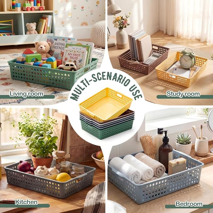 Geetery 6 Pack Classroom Storage Baskets - Image 5