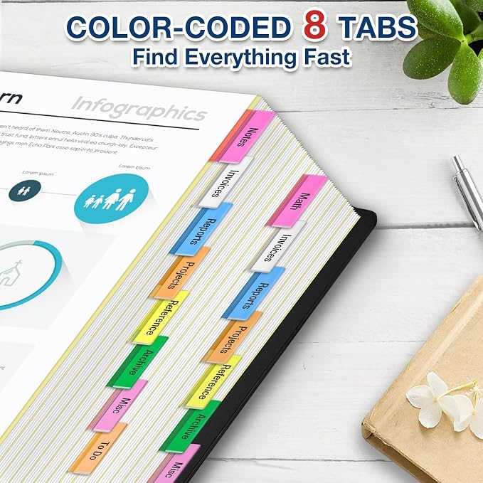 H4D 200 Pack Insertable Binder Dividers - Image 3