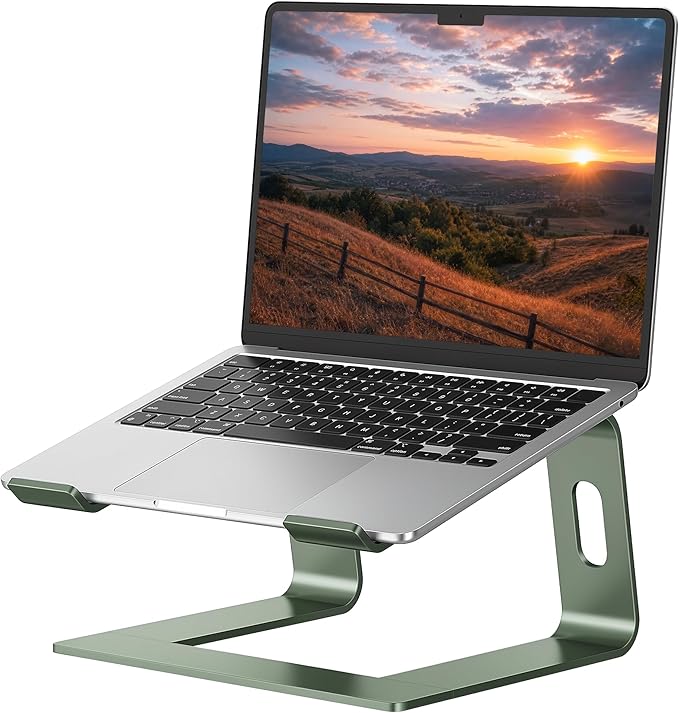 SOUNDANCE Laptop Stand, Aluminum Computer Riser, Ergonomic Laptops Elevator by Soundance