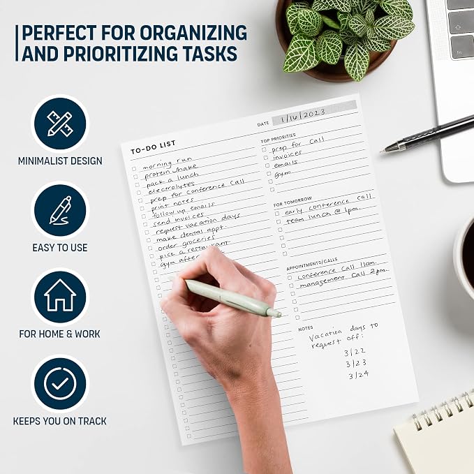 To Do List Notepad: With Multiple Functional Sections - Image 2