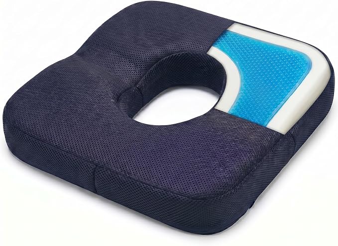 Gel Seat Cushion for Office Chair, Memory Foam by Unknown