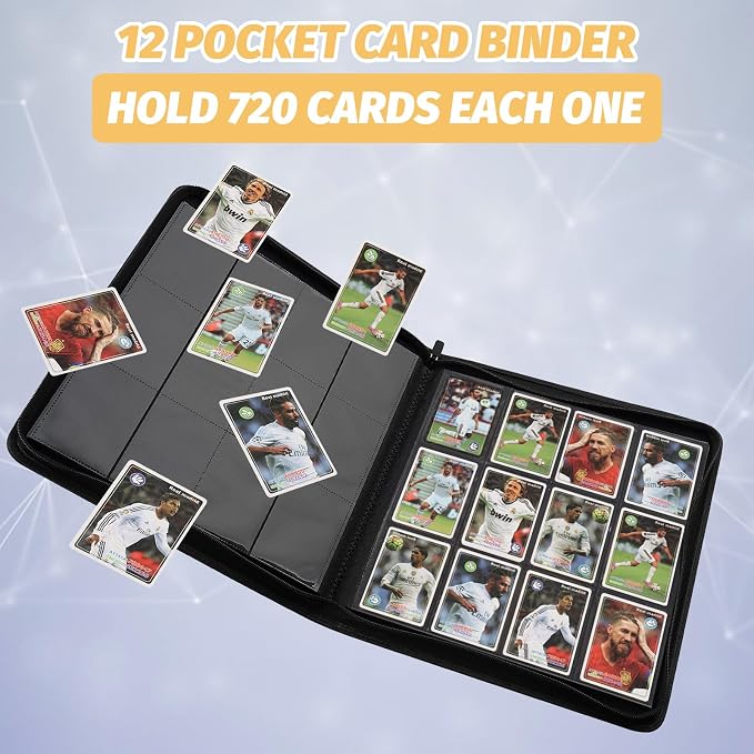 Trading Card Binder, Card Collection Binder Album Folder - Image 3