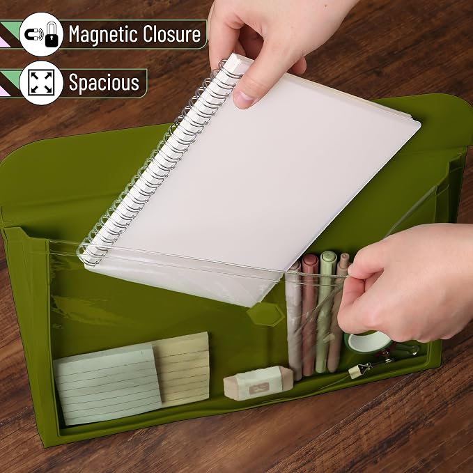 Mr. Pen- Green Letter Size File Folders, Document Folders - Image 4