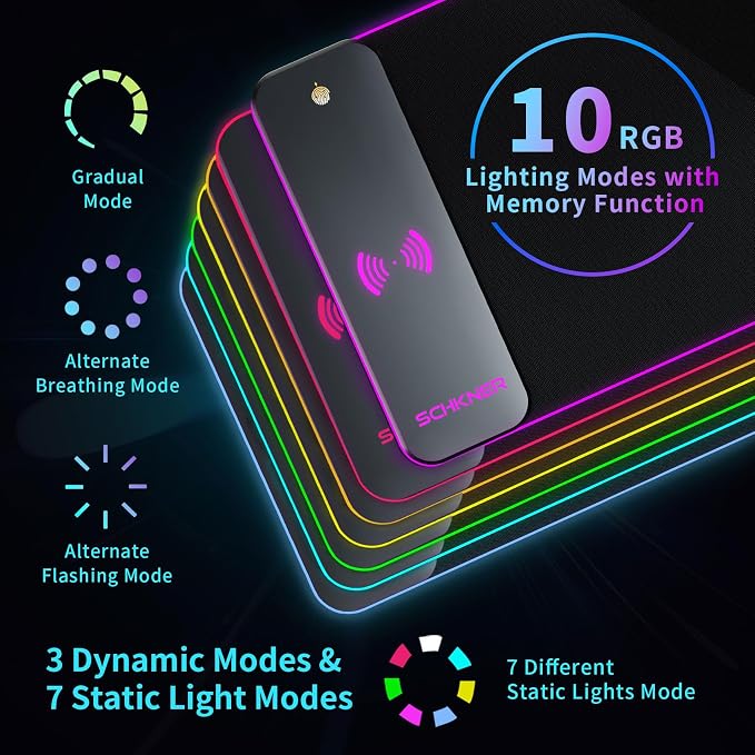 Schkner RGB Gaming Mouse Pad - Image 3