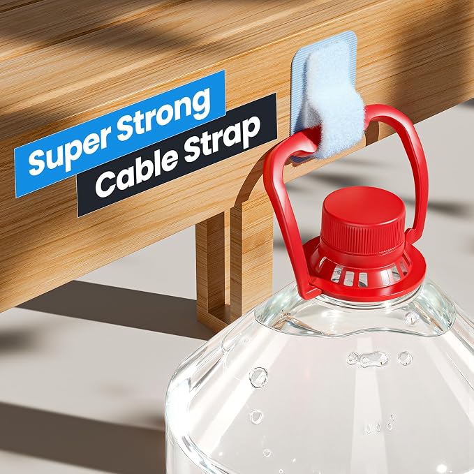 Cable Management Under Desk, 【Up to 15 Cord】【Enhanced Wire Holder】 Reusable - Image 4