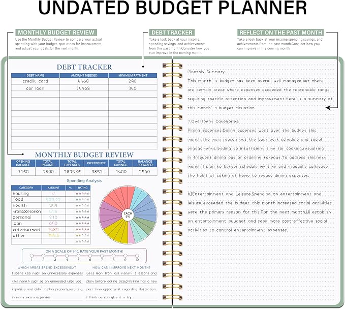 Budget Planner - Monthly Financial Planner Organizer - Image 3