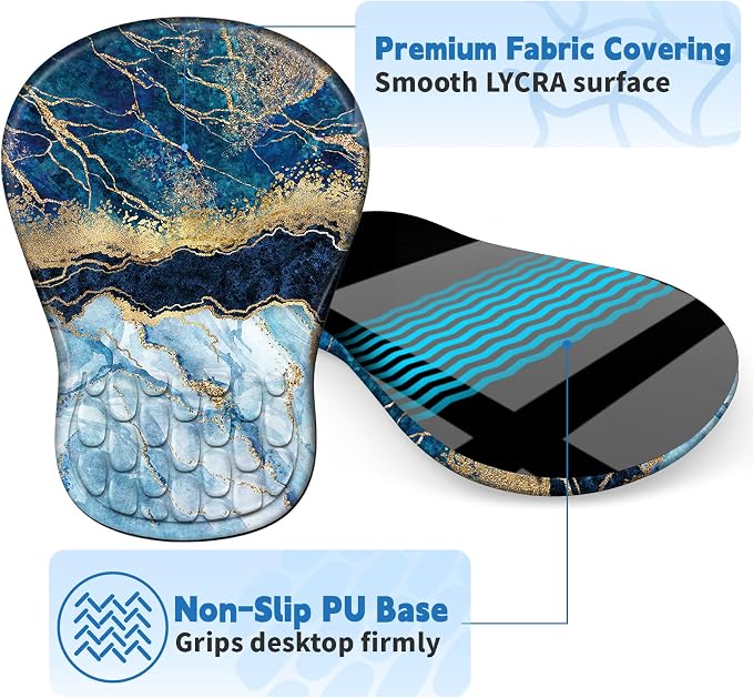 YIWEI Ergonomic Mouse Pad with Wrist Rest - Image 5
