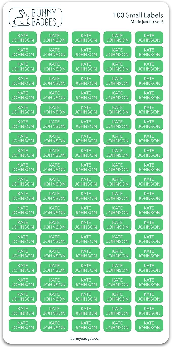 Personalized Labels Small Custom Name Stickers - Image 6