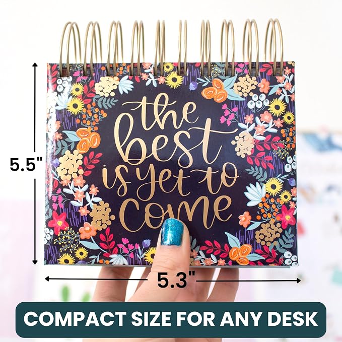 bloom daily planners Undated Perpetual Desk Easel/Inspirational Standing Flip - Image 3
