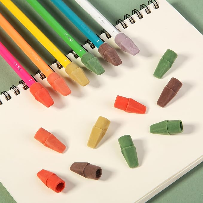 Mr. Pen- Pencil Erasers Toppers, 120 Pack, Latex Free, No Smudge | Mr Pen - Image 8