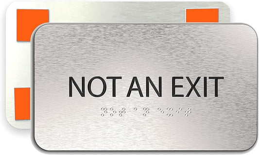 Not An Exit Sign for Business by ADASigns
