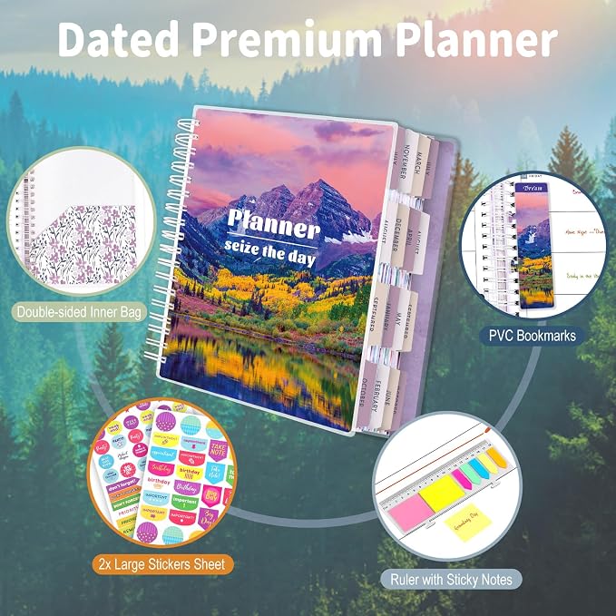 Planner 2026-2027, 18 Months Large Academic Daily Weekly Monthly Planner - Image 2