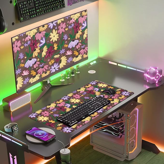 Pastel Floral Desk Mat - Image 2