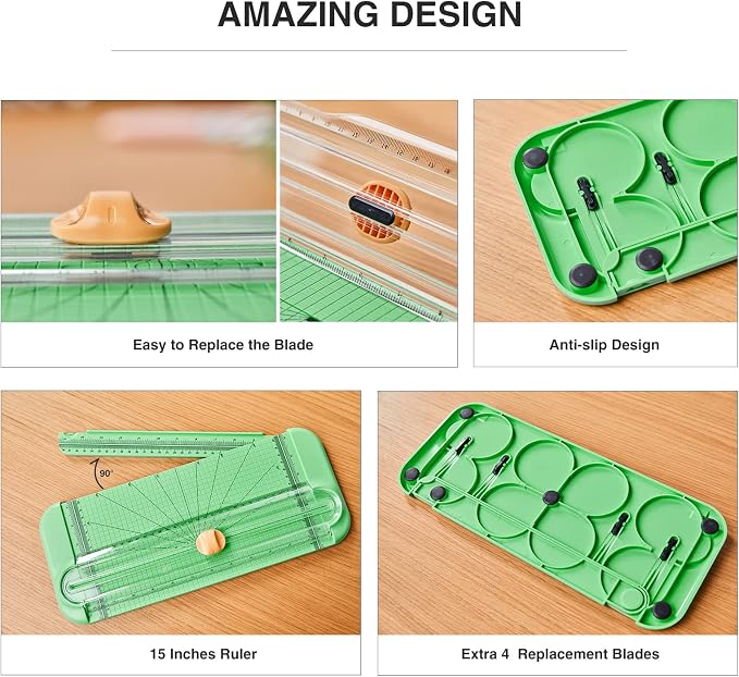 Xinart Paper Trimmer Tool Set A4 Craft Paper Cutter Weeding Tool Set Craft - Image 3
