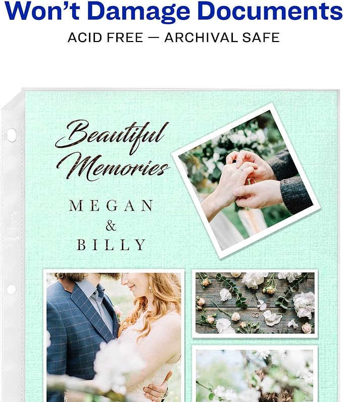 Avery Diamond Clear Heavyweight Sheet Protectors, Easy Load, 250 Document - Image 2
