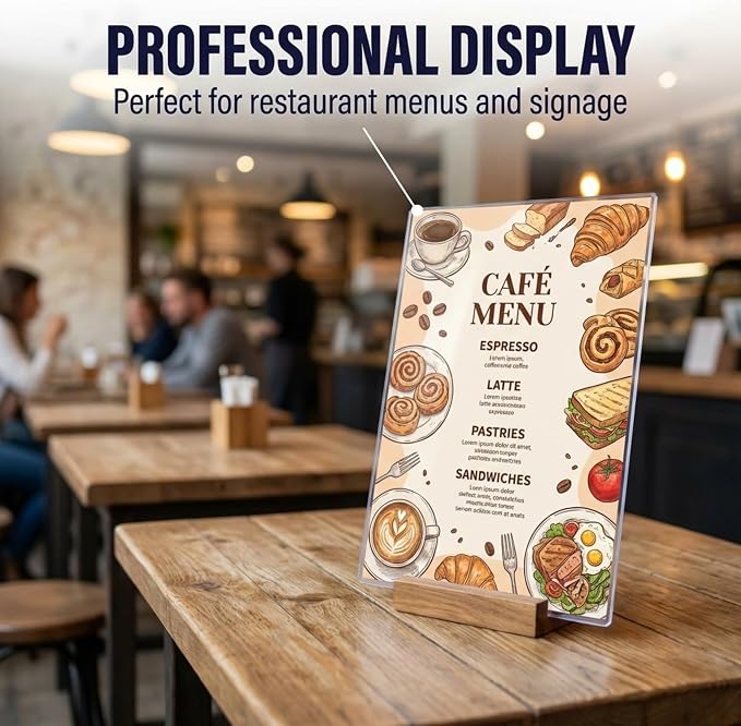 Performore 11" x 17" Heavy Duty Rigid Print Crystal-Clear Toploader Frame - Image 4