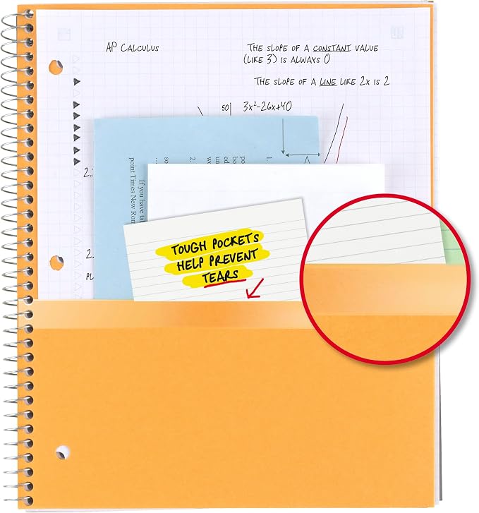 Five Star Spiral Notebook + Study App, 1 Subject, Graph Ruled Paper, 8-1/2" x - Image 5