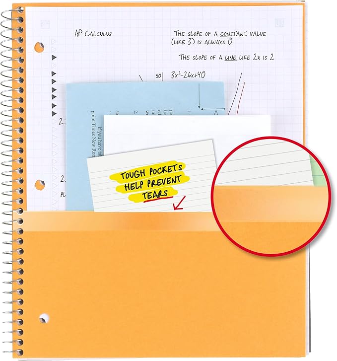 Five Star Spiral Notebook + Study App, 1 Subject, Graph Ruled Paper, 8-1/2" x - Image 5