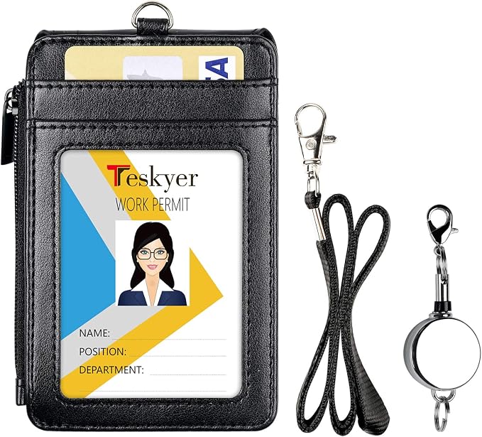 Teskyer Leather Badge Holder - Image 2