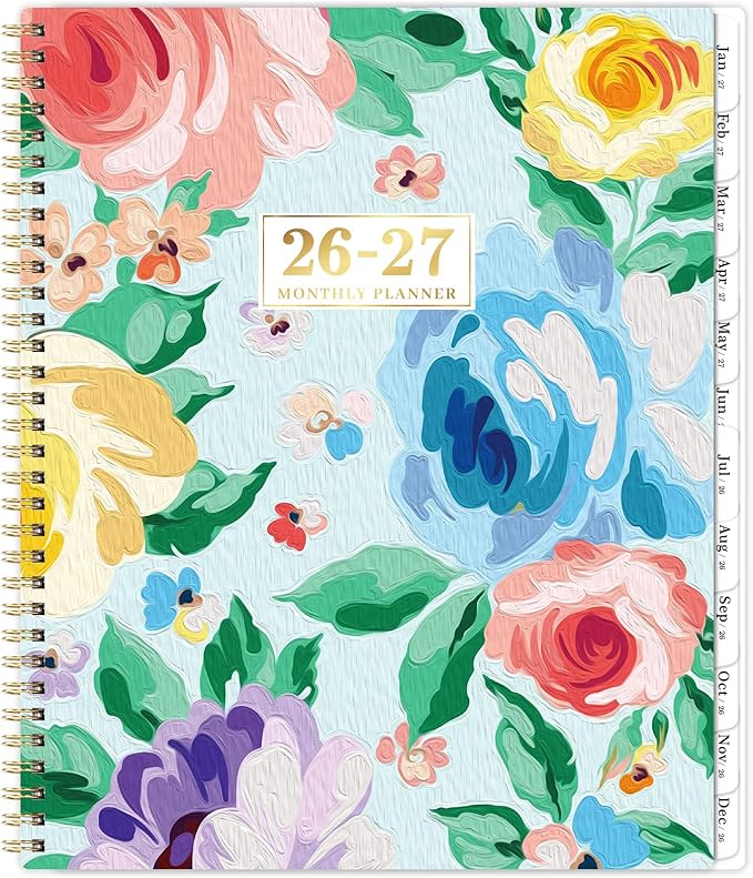 Planner 2026-2027, 18 Months Monthly Planner, Jul 2026-Dec 2027, by Indeme