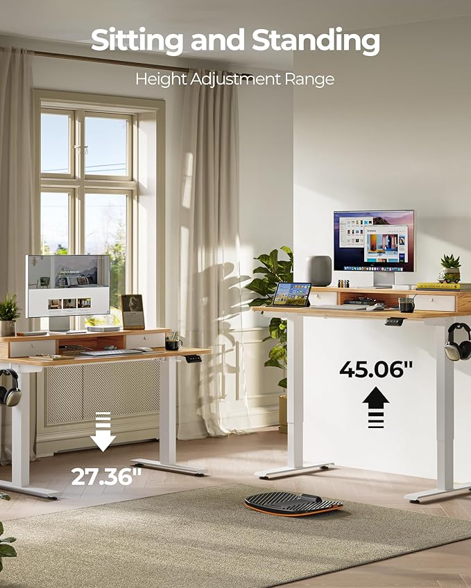 FEZIBO 48'' x 24'' Standing Desk - Image 5