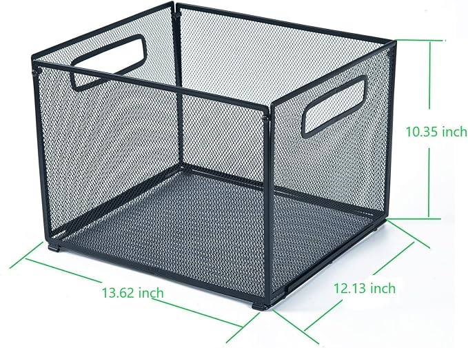 SETTFRFE Letter Size Hanging Folder Organizer, Metal Mesh Hanging File Folder - Image 3