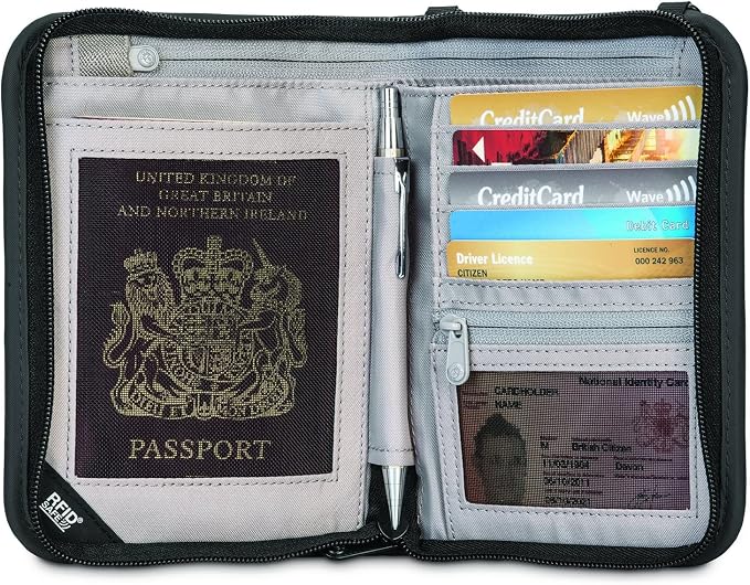 Pacsafe Rfidsafe V150 Anti-theft Blocking Compact Passport Wallet - Image 4