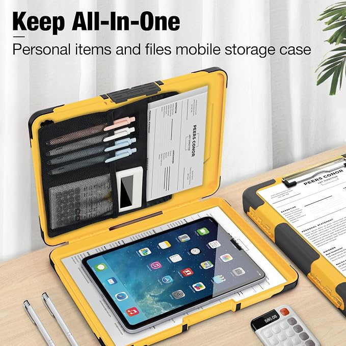 Sooez Toughest Clipboard with Storage, Internal Pen Pouch Included, Letter/ A4 - Image 4
