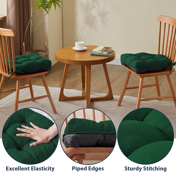 IASEAHK Chair Cushions for Dining Chairs, Seat Cushions for Kitchen Chairs - Image 5