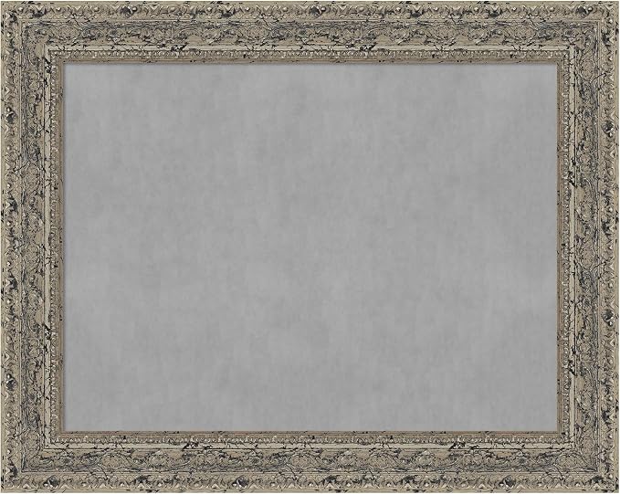 Amanti Art Silver Framed Magnetic Board 23x29 Medium Vision Board by AmantiArt