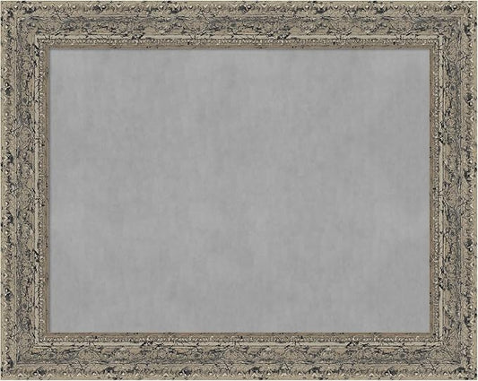 Amanti Art Silver Framed Magnetic Board 23x29 Medium Vision Board by AmantiArt