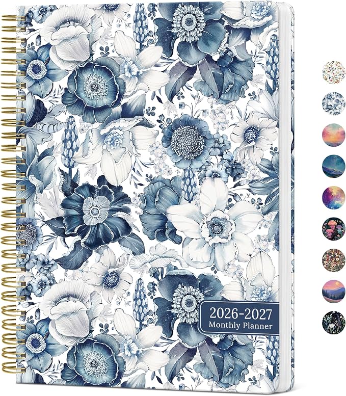 Monthly Planner 2026-2027, Aesthetic 2 Year Months Planner Calendar, 18-Months by Taja