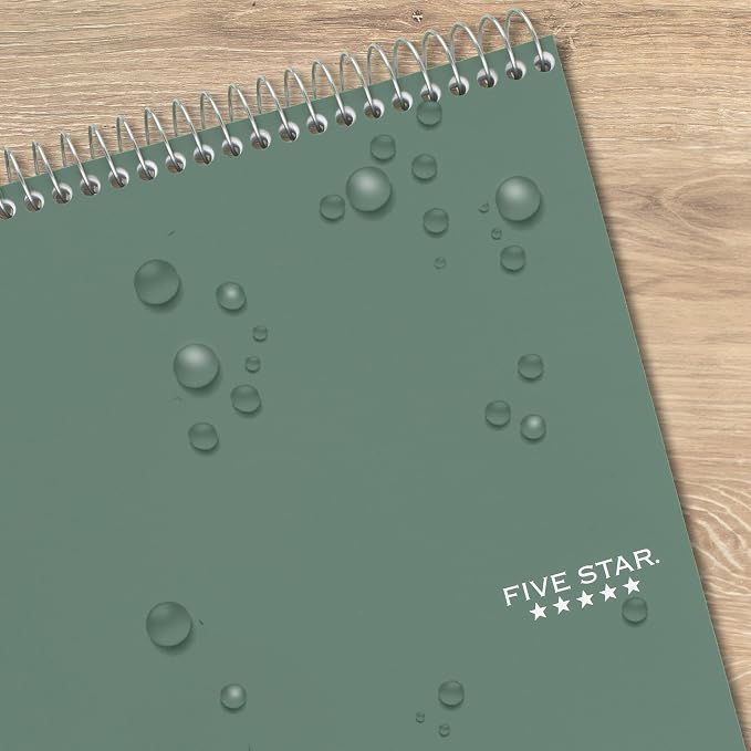 Five Star Top Spiral Notebook + Study App, 1 Subject, College Ruled Notepad - Image 6