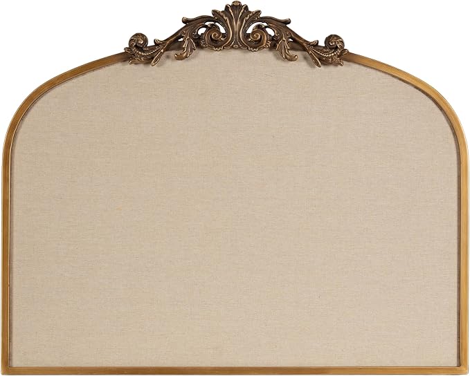 Kate and Laurel Arendahl Wide Decorative Arch Pinboard; 30 x 24; Gold; Framed - Image 9