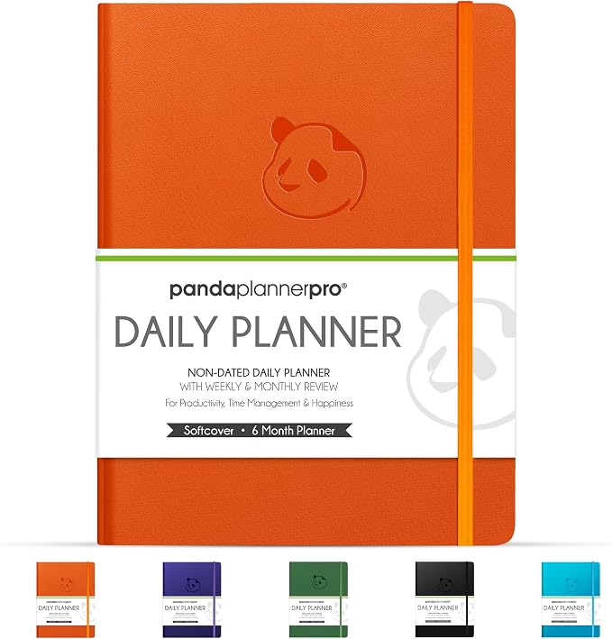 Panda Planner Pro A4 Undated Daily Planner 2026-2027, 8.5 x 11, weekly & by PANDAPLANNER%C2%AE