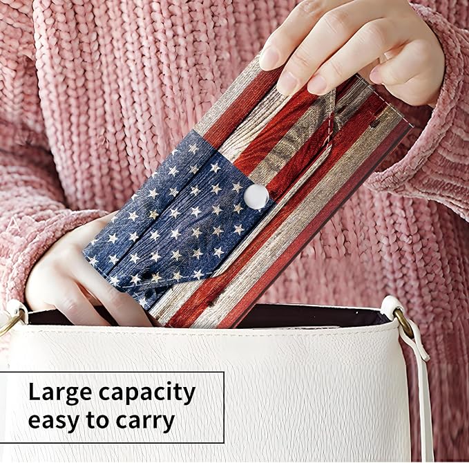 Cash Envelope Wallet Cute PU Leather Envelopes Bag - Image 2