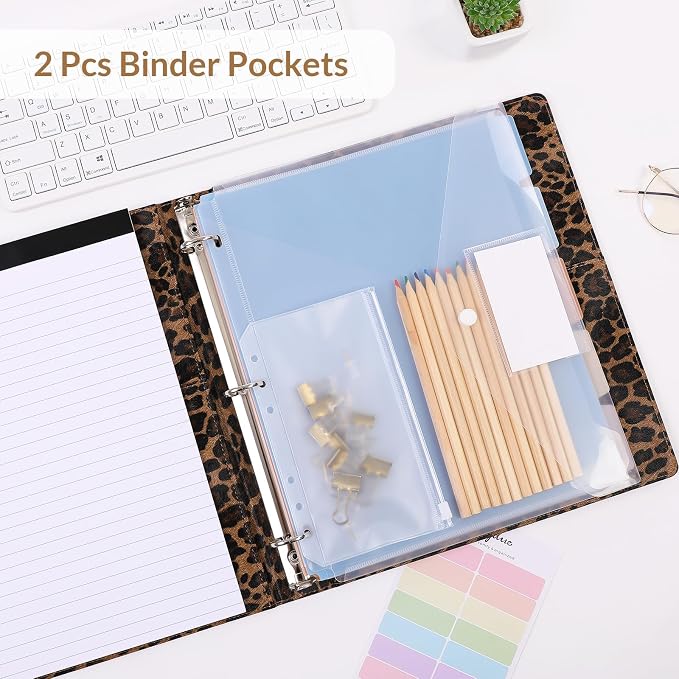 SKYDUE 1 Inch 3-Ring Binder - Image 2