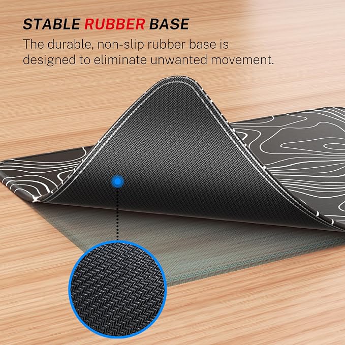 MROCO 3-Pack Mouse Pads, Larger Surface, 8.5 x 11 in, Non-Slip Rubber Base - Image 4