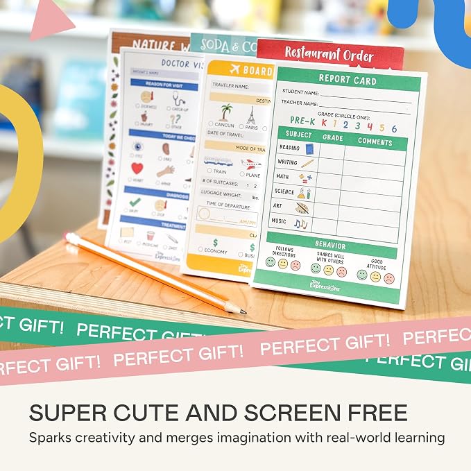 Tiny Expressions Pretend Play Notepads - Image 7