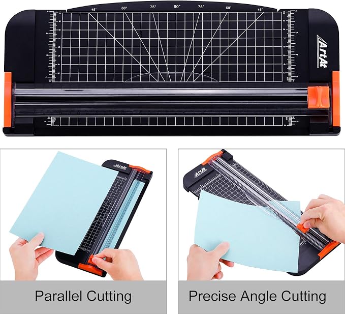 ArtAt A4 Paper Cutter 12 inch Black Paper Trimmer - Image 3