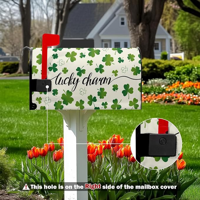 St Patrick's Day Mailbox Covers Magnetic Standard Size St Patricks Day Lucky - Image 3
