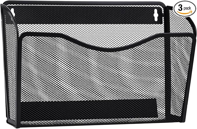AGPTEK Magnetic File Holder, Hanging Wall Storage Rack by AGPTEK