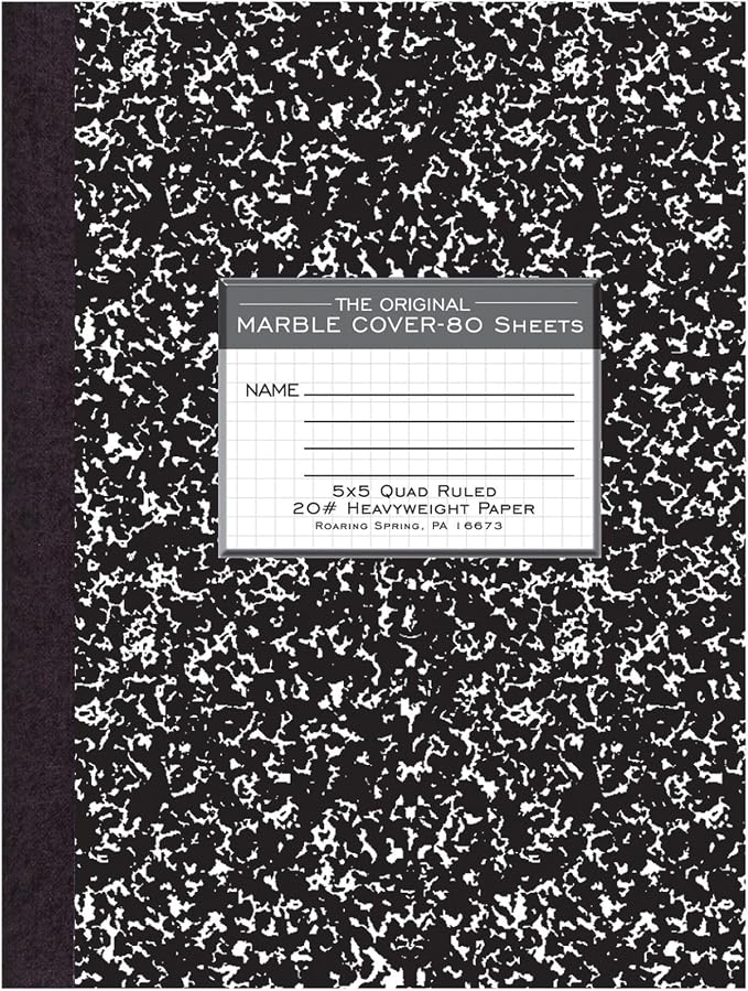 ROARING SPRING Signature Collection Composition Notebook, 24 Books, Grid Graph - Image 2