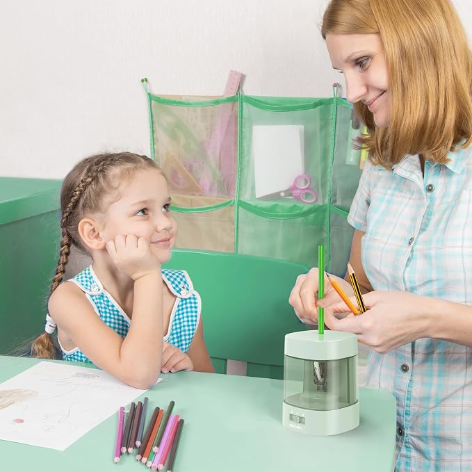 Deli Electric Pencil Sharpener, Automatic Pencil Sharpeners - Image 6