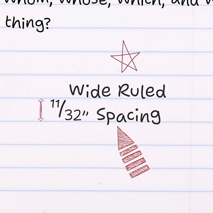Mead Spiral Notebook, 1 Subject, Wide Ruled Paper, 70 Sheets, Selected Colors - Image 2