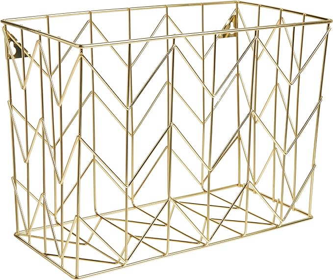 U Brands Desktop Hanging File Organizer, Steel Wire Document & Folder Organizer by UBrands