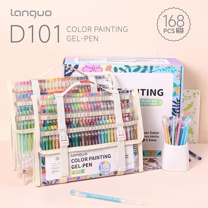 languo 168 PCS Acrylic Gel Pens - Image 5