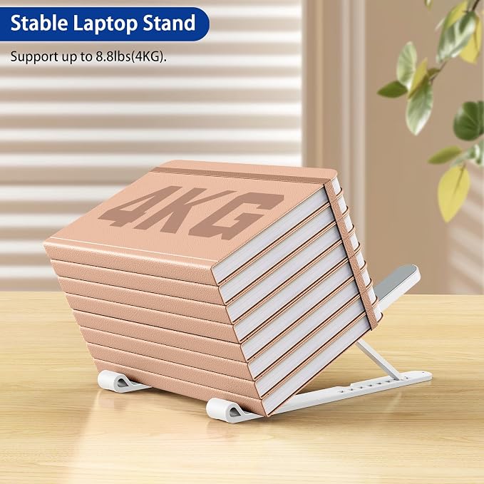 BESIGN LS01 Pro Ergonomic Laptop Stand, Plastic Laptop Riser, Portable and - Image 7