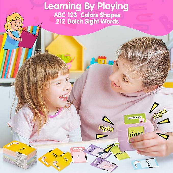 QuTZ ABC Flash Cards for Toddlers 2-4, Autism Toys, Speech Therapy Educational - Image 5